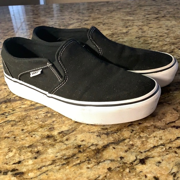 *SOLD* Vans Slip-On Platform Shoes - Picture 2 of 5